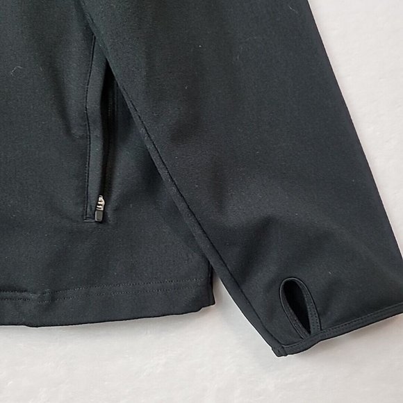 Lands' End Black Full Zip Lightweight Jacket Women's Size XL Activewear EUC - Picture 6 of 15